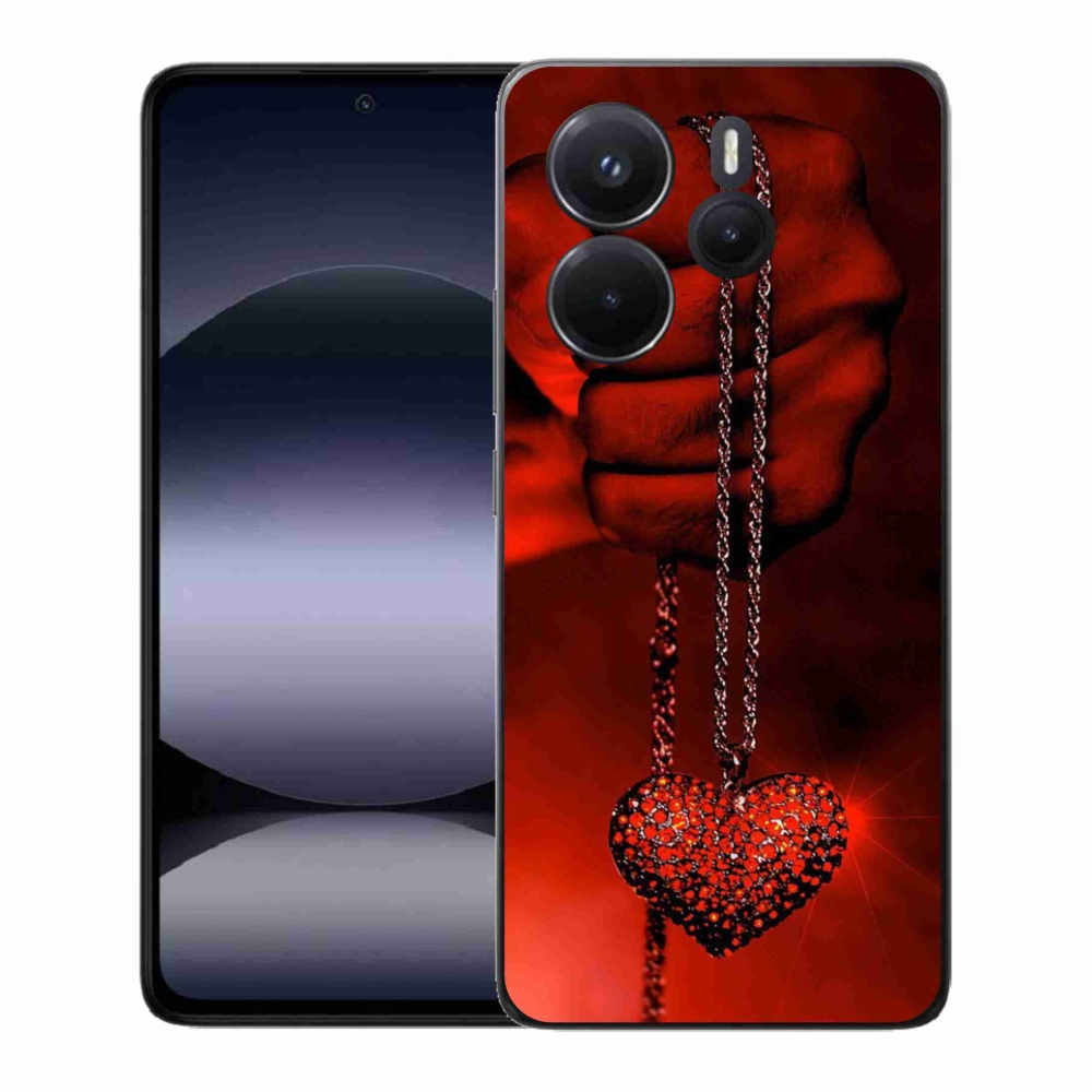 Gélový kryt mmCase na Xiaomi Redmi Note 14 - náhrdelník