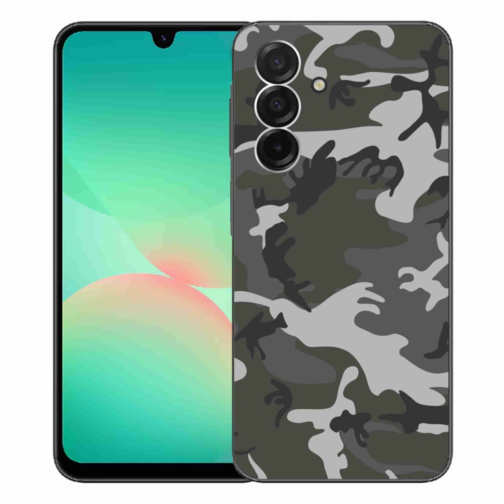 Gélový kryt mmCase na Samsung Galaxy A26 5G - maskáčový vzor