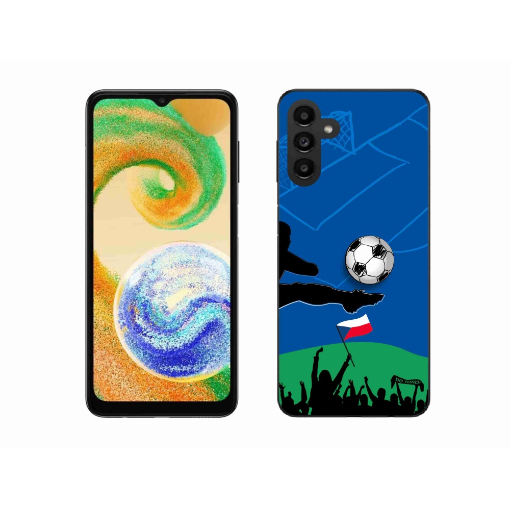 Gélový kryt mmCase na Samsung Galaxy A04s (164.7x76.7x9.1mm) - fanúšikovia futbalu