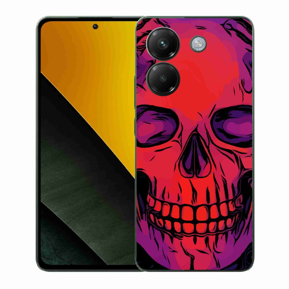 Gélový kryt mmCase na Xiaomi Poco M7 Pro 5G - lebka