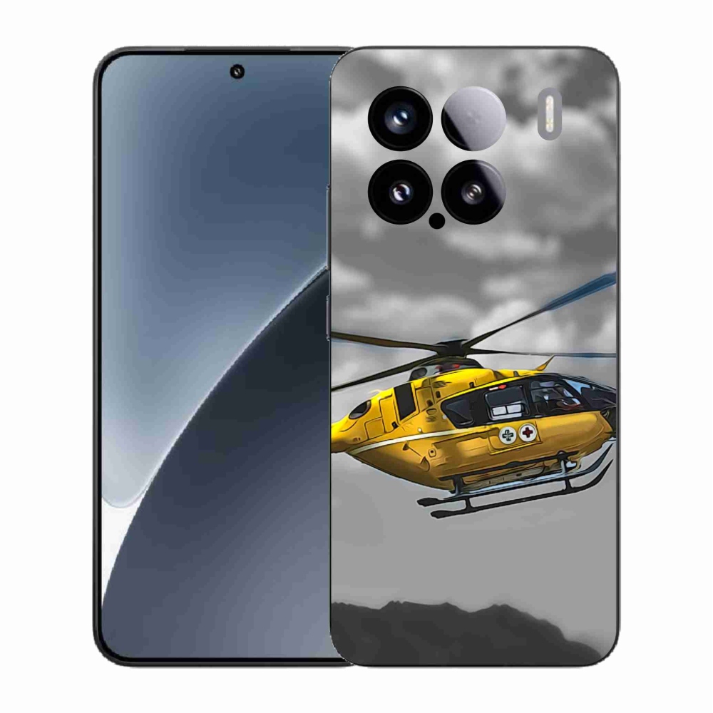 Gélový kryt mmCase na Xiaomi 15 - žltá helikoptéra