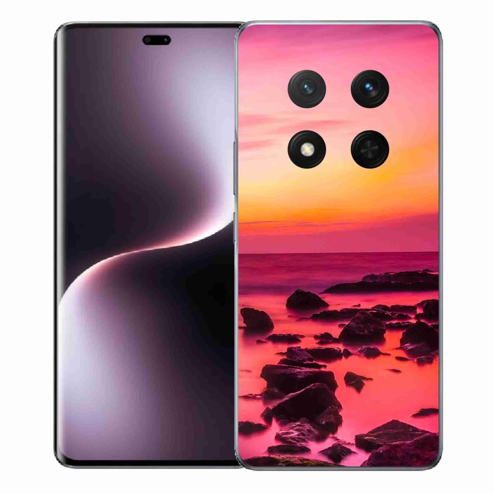 Gélový kryt mmCase na Honor Magic 7 Lite 5G - more a žiara
