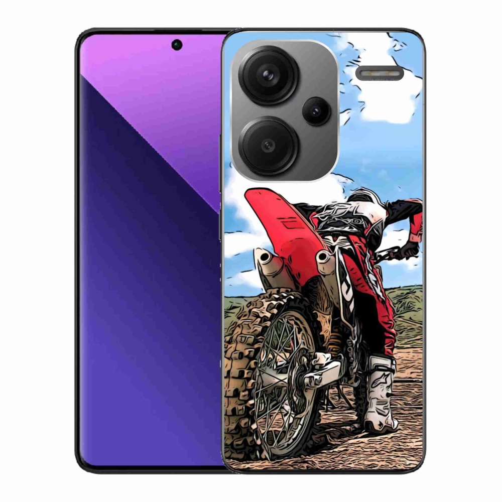 Gélový kryt mmCase na Xiaomi Redmi Note 13 Pro+ 5G - moto