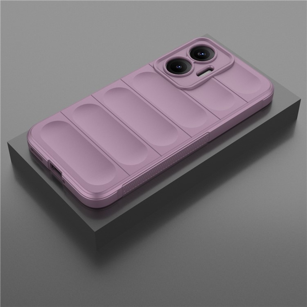 Rugg odolný gélový obal na Xiaomi Poco F7 5G - svetlofialový