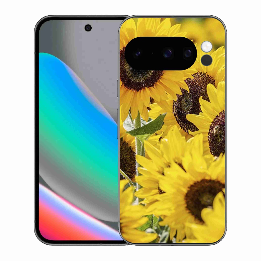 Gélový kryt mmCase na Google Pixel 10 Pro - slnečnice