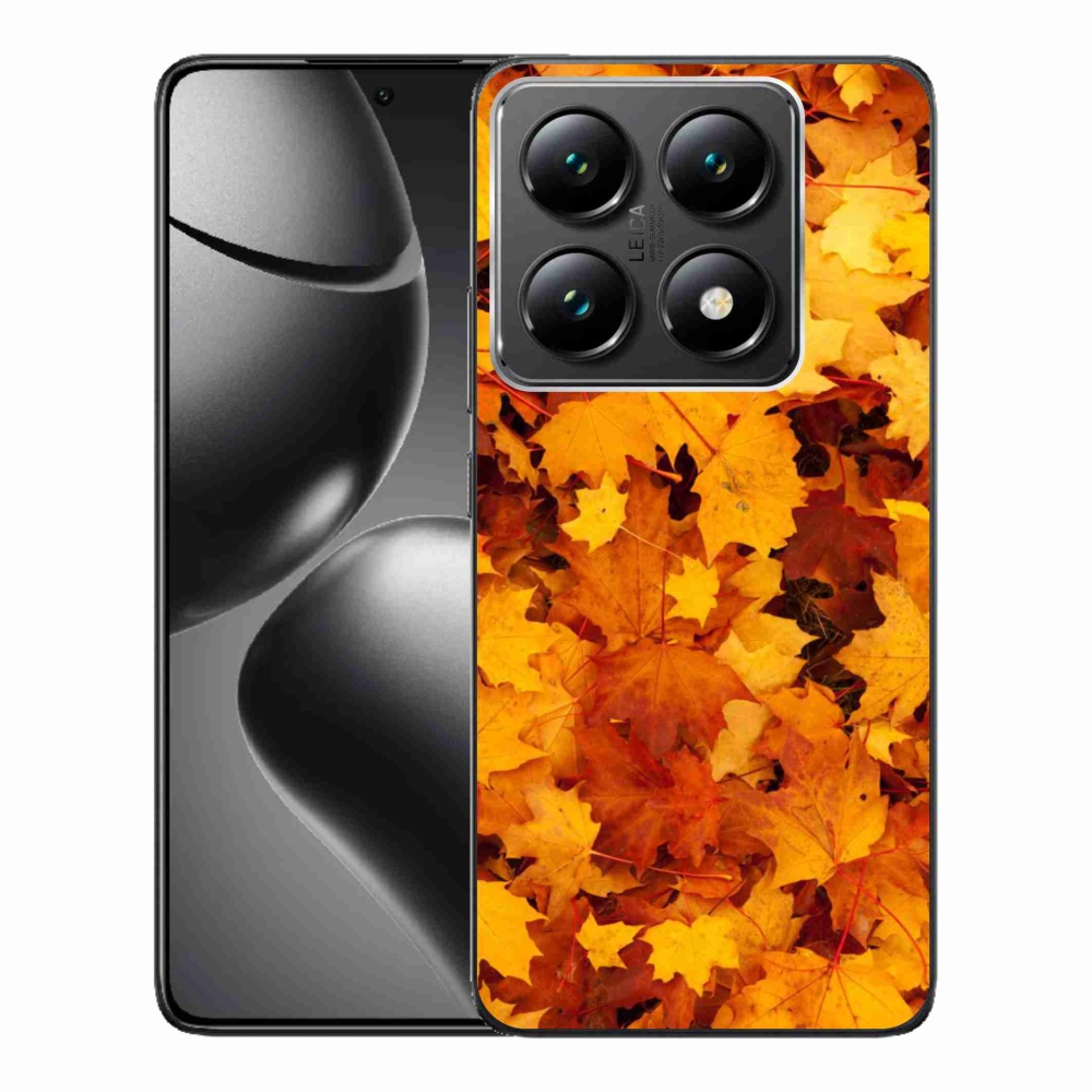 Gélový kryt mmCase na Xiaomi 14T Pro - javorové listy