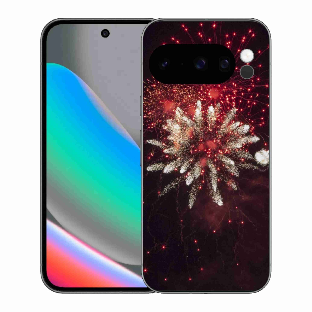 Gélový kryt mmCase na Google Pixel 10 Pro - ohňostroj