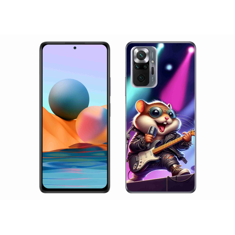 Gélový kryt mmCase na Xiaomi Redmi Note 10 Pro - škrečok rocker