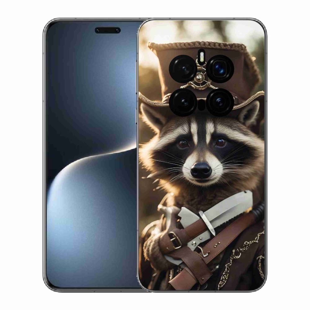 Gélový kryt mmCase na Honor Magic 7 Pro 5G - mýval v uniforme