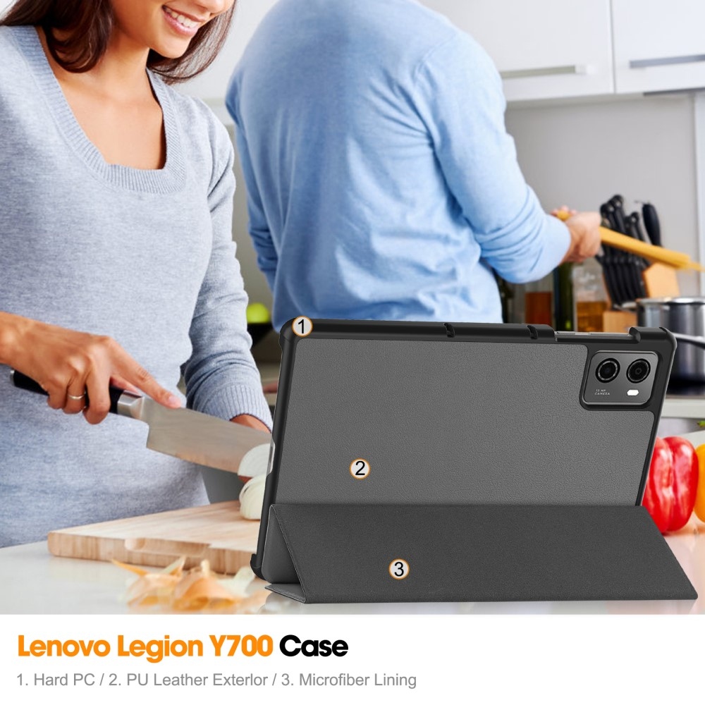 Cases chytré zatváracie púzdro na tablet Lenovo Legion Tab 8.8 (2. Gen.) - šedé
