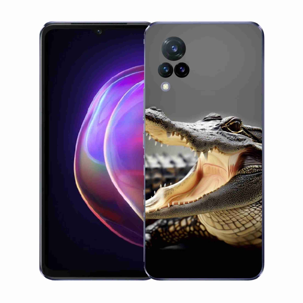 Gélový kryt mmCase na Vivo V21 4G/5G - krokodíl