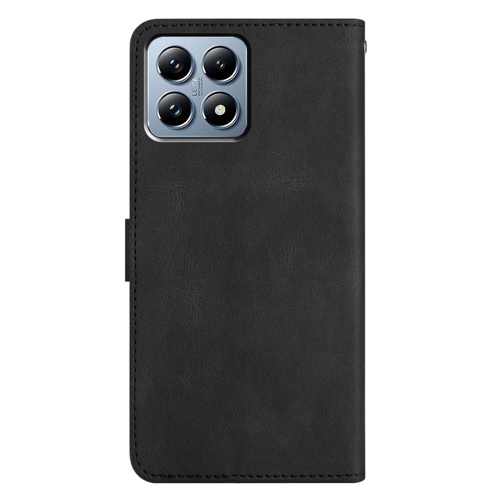 Line knižkové púzdro na Xiaomi 15T Pro - čierne