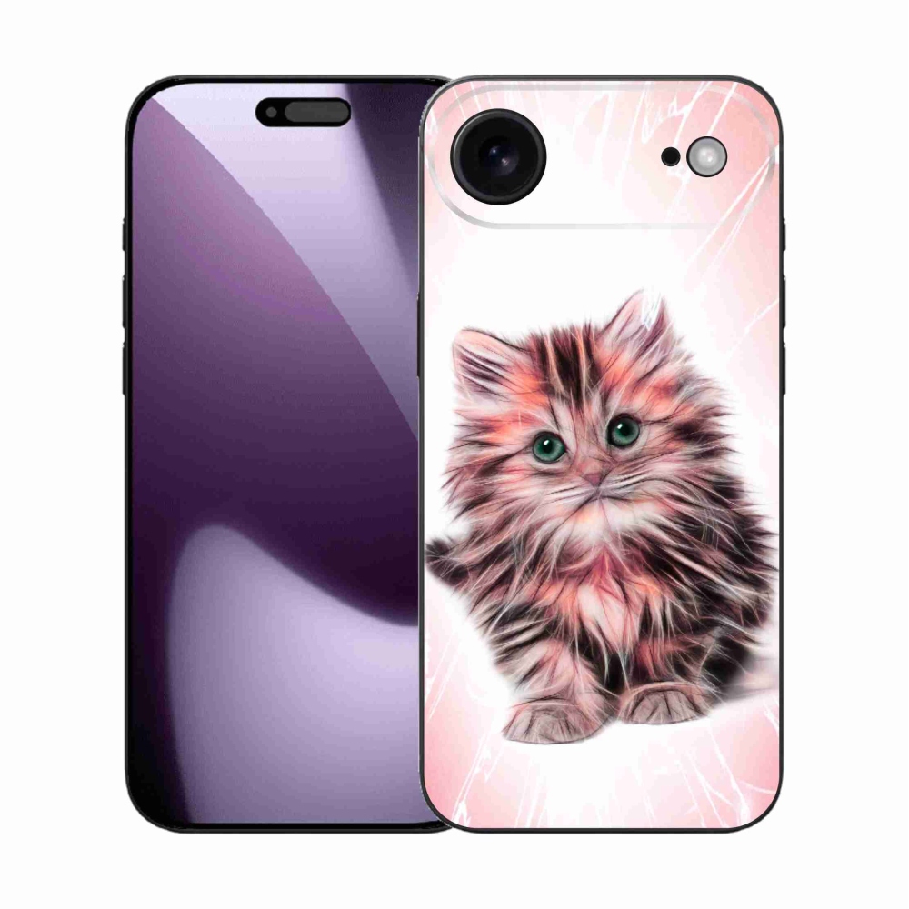 Gélový kryt mmCase na iPhone 17 Air - roztomilé mačiatko