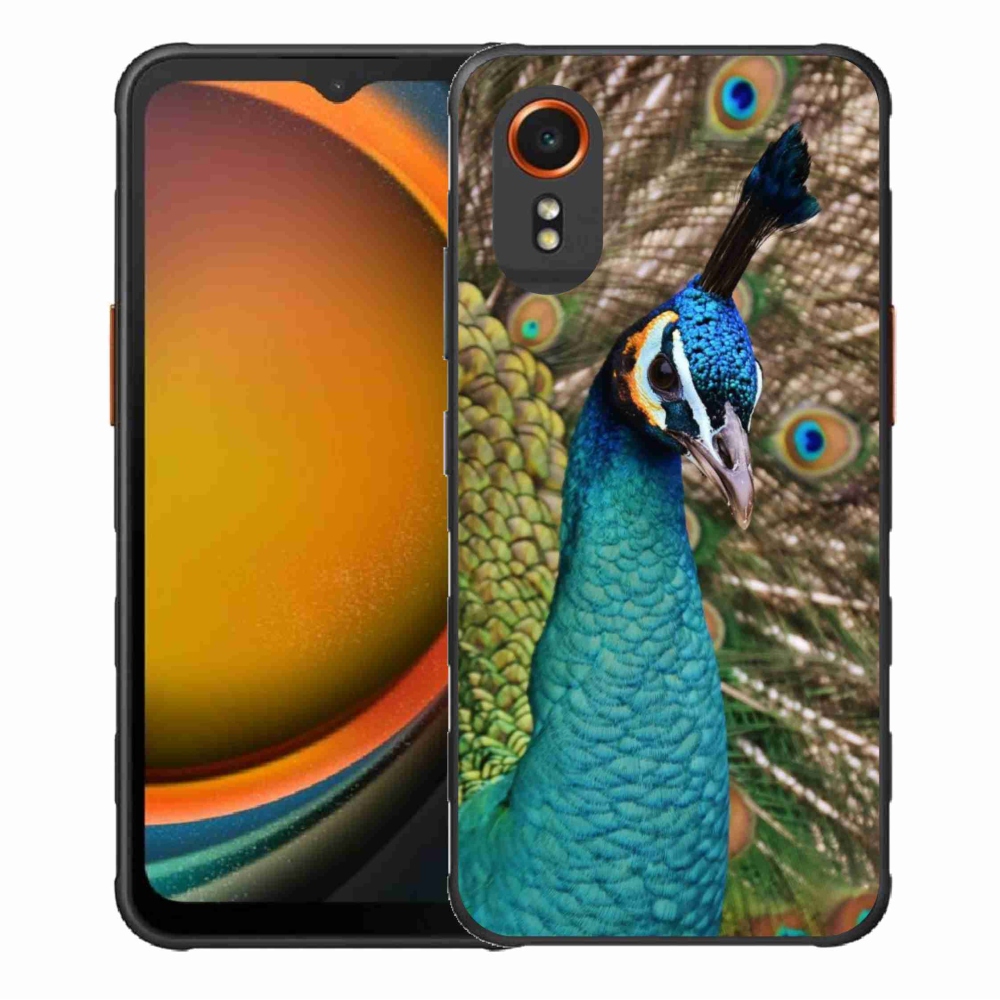 Gélový kryt mmCase na Samsung Galaxy Xcover 7 - páv