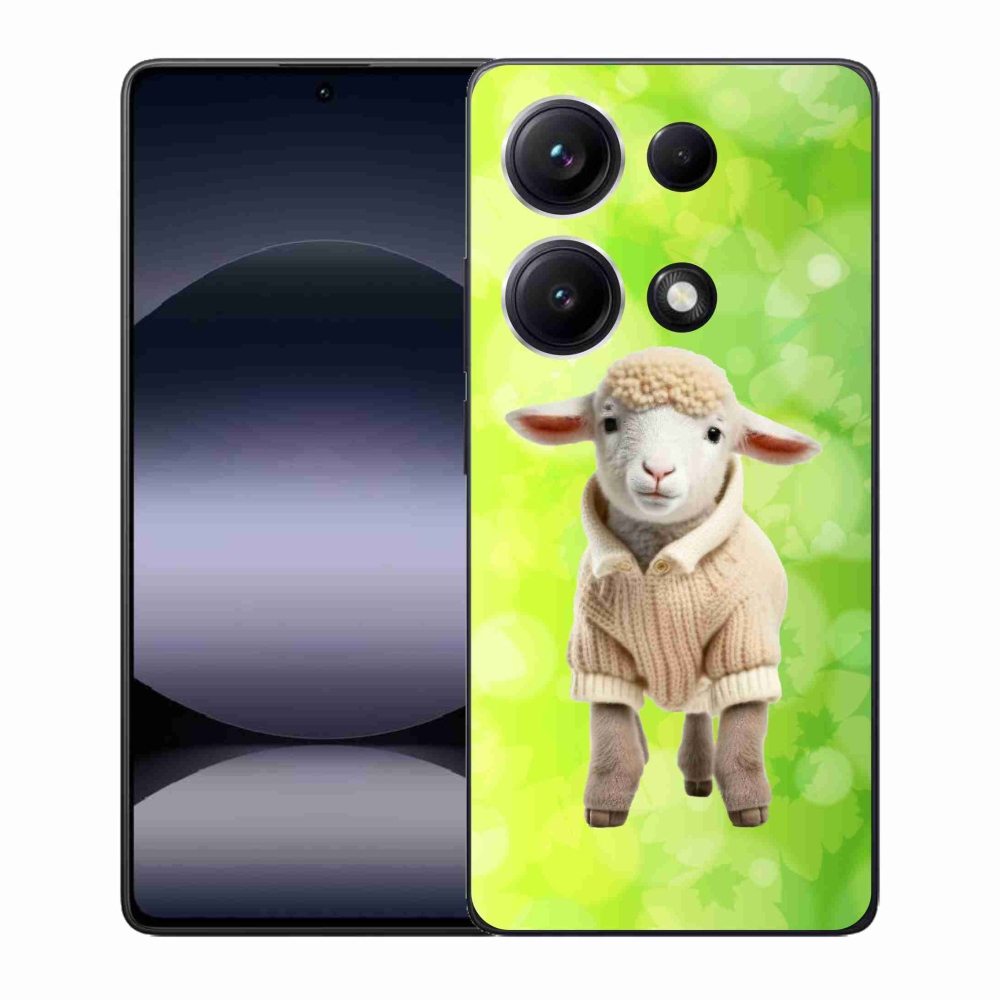 Gélový kryt mmCase na Xiaomi Redmi Note 14S - jahňa vo svetri