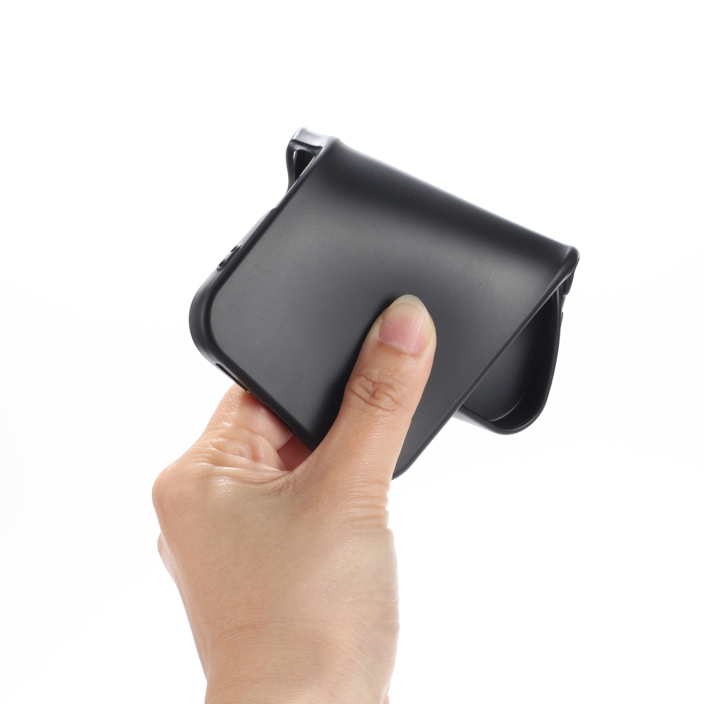 Matný gélový obal na Xiaomi Redmi 15 4G (171mm) - čierny