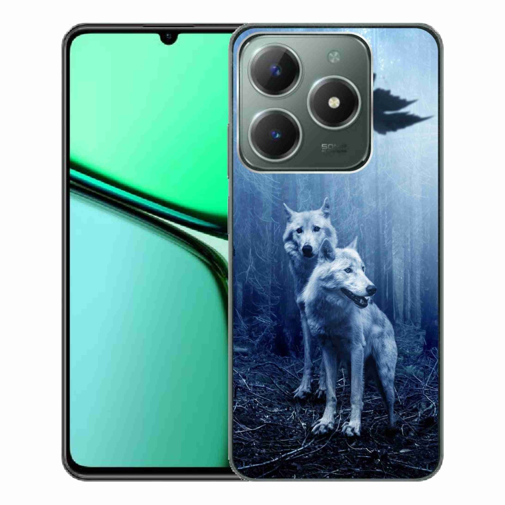 Gélový kryt mmCase na Realme C61 - vlci v lese