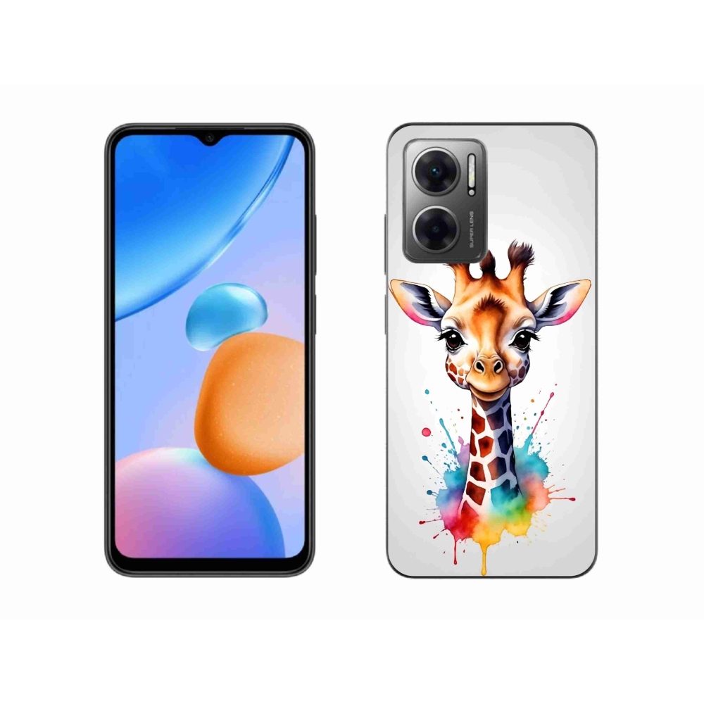 Gélový kryt mmCase na Xiaomi Redmi 10 5G - žirafa 1