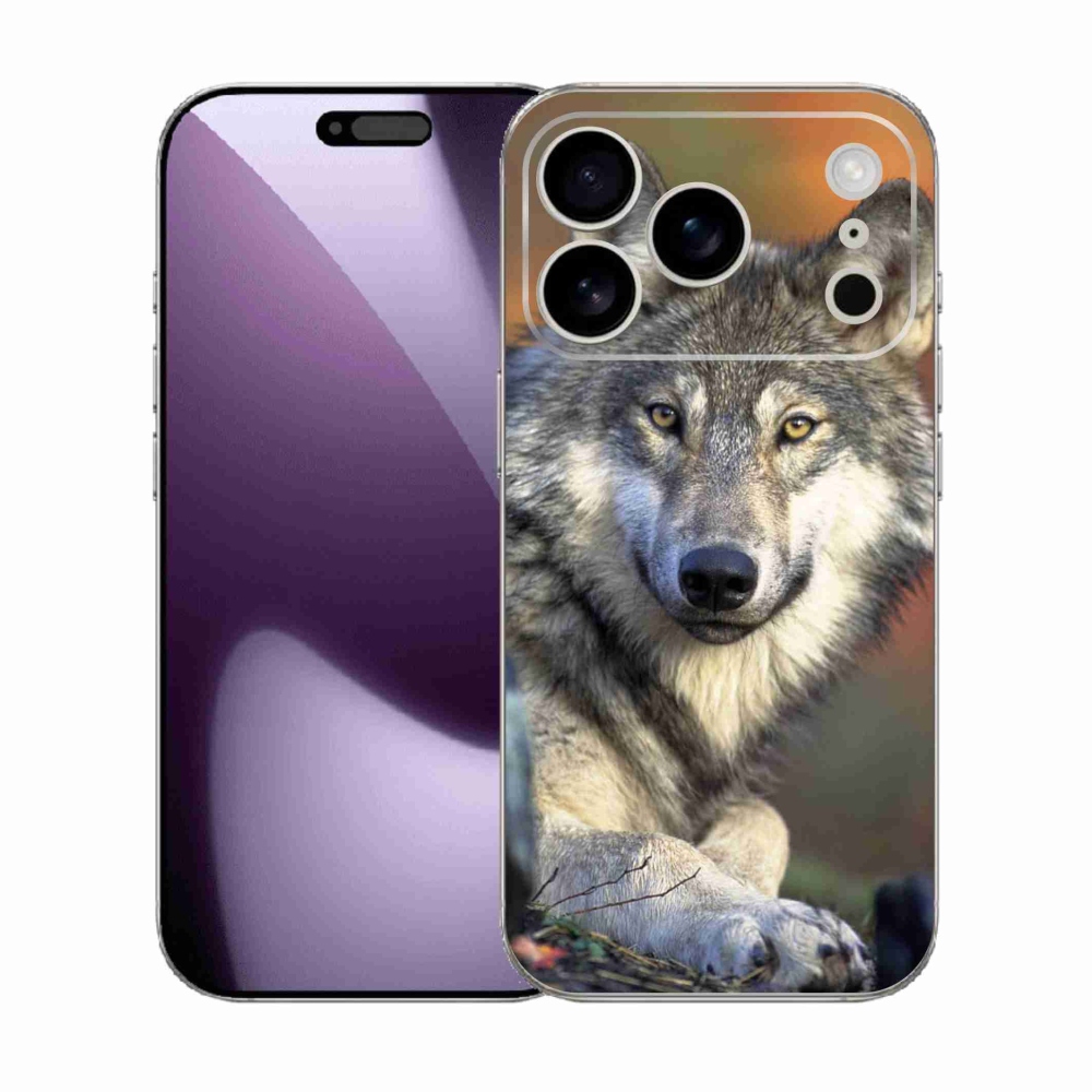 Gélový kryt mmCase na iPhone 17 Pro - vlk
