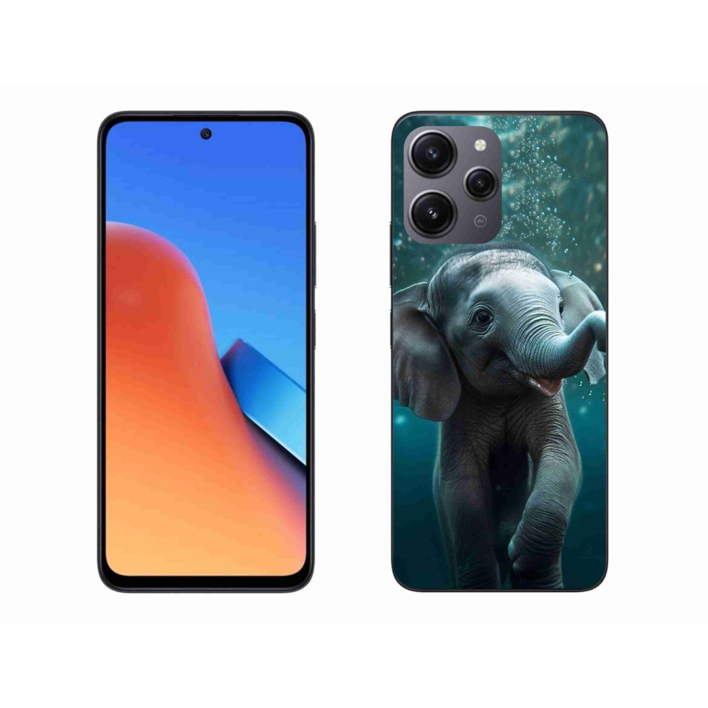 Gélový kryt mmCase na Xiaomi Redmi 12 - sloník pod vodou