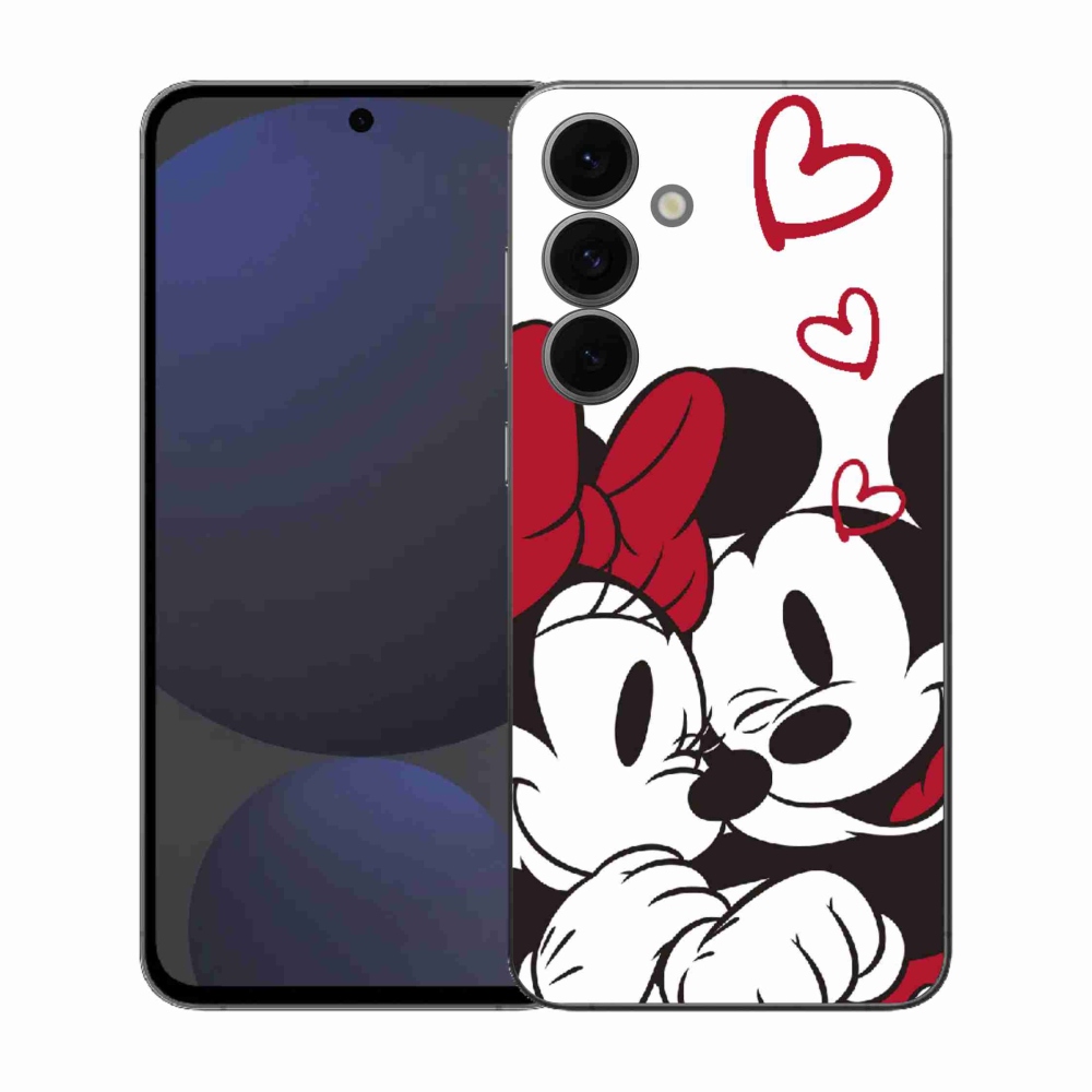 Gélový kryt mmCase na Samsung Galaxy S25 FE - minnie a mickey