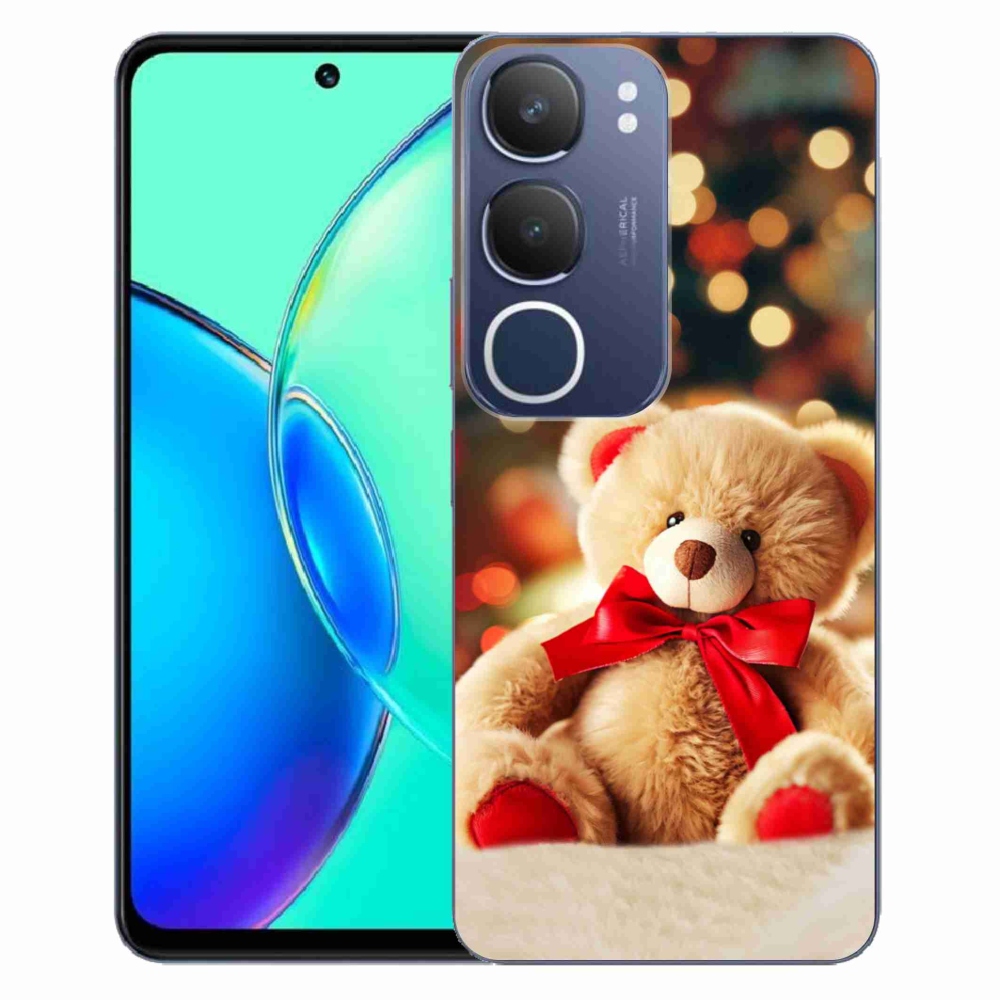 Gélový kryt mmCase na Vivo Y19s - plyšový medvedík