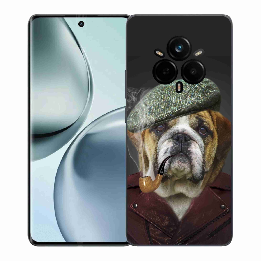 Gélový kryt mmCase na Realme 14 Pro+ 5G - pes s fajkou