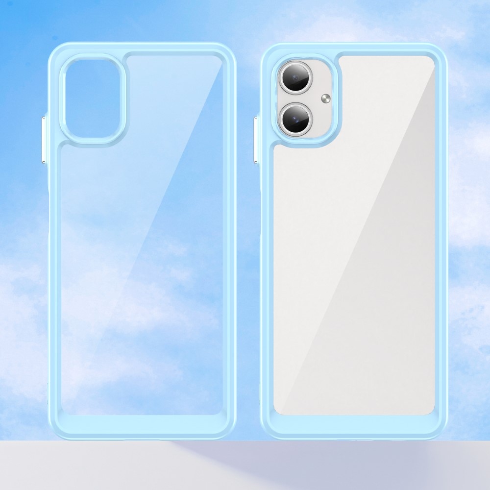 Gélový obal s pevným chrbtom na Samsung Galaxy A06 4G - modrý