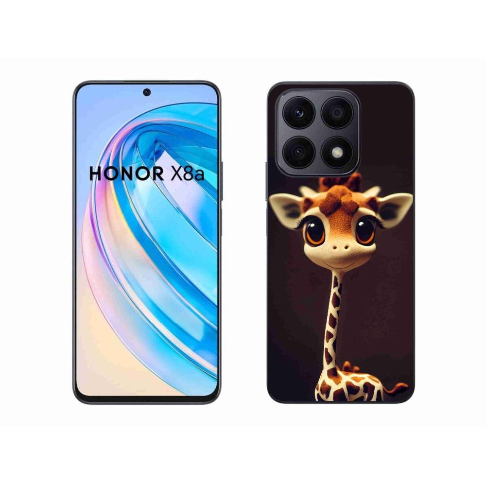 Gélový kryt mmCase na Honor X8a - malá žirafa