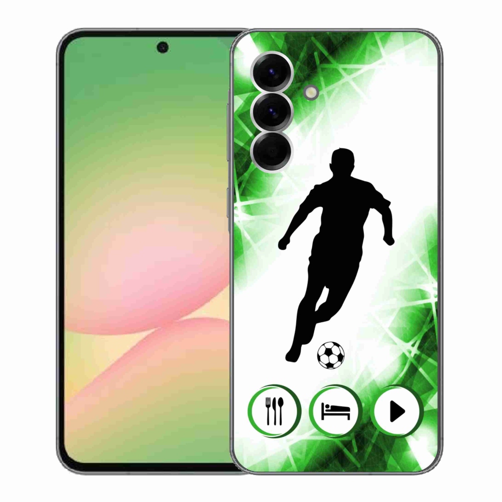 Gélový kryt mmCase na Samsung Galaxy A56 5G - futbalista