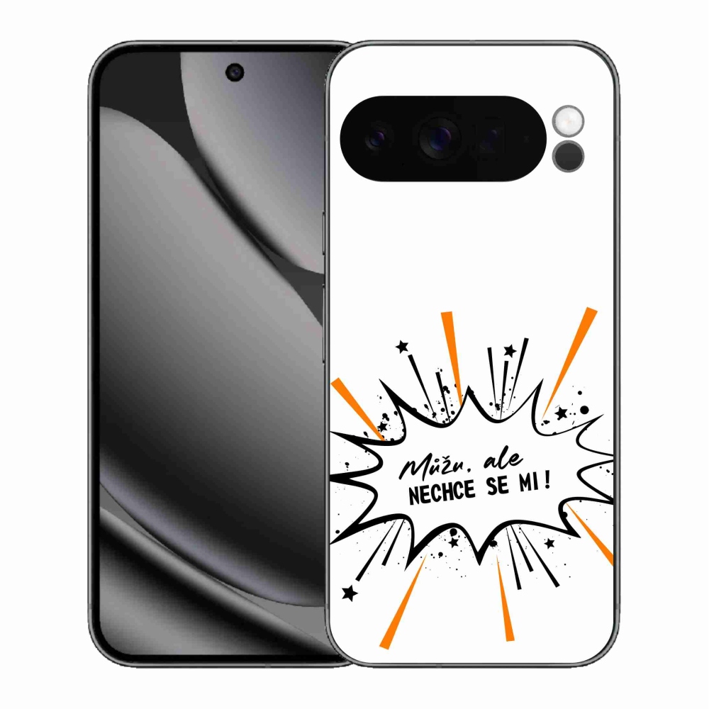 Gélový kryt mmCase na Google Pixel 10 Pro XL - vtipný text 11 biele pozadie
