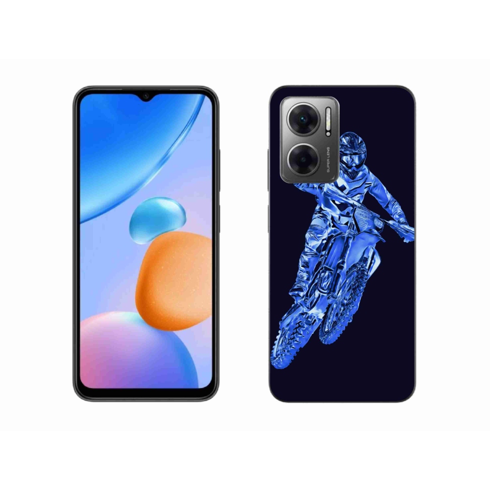 Gélový kryt mmCase na Xiaomi Redmi 10 5G - motocross 1