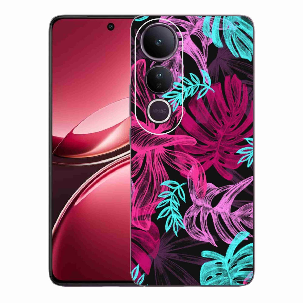 Gélový kryt mmCase na Vivo V50 Lite 4G/5G - kvety 1