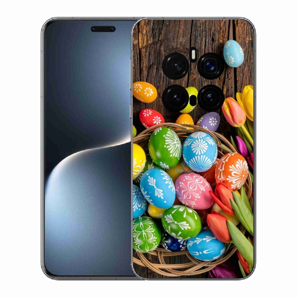 Gélový kryt mmCase na Honor Magic 7 Pro 5G - veľkonočné vajíčka