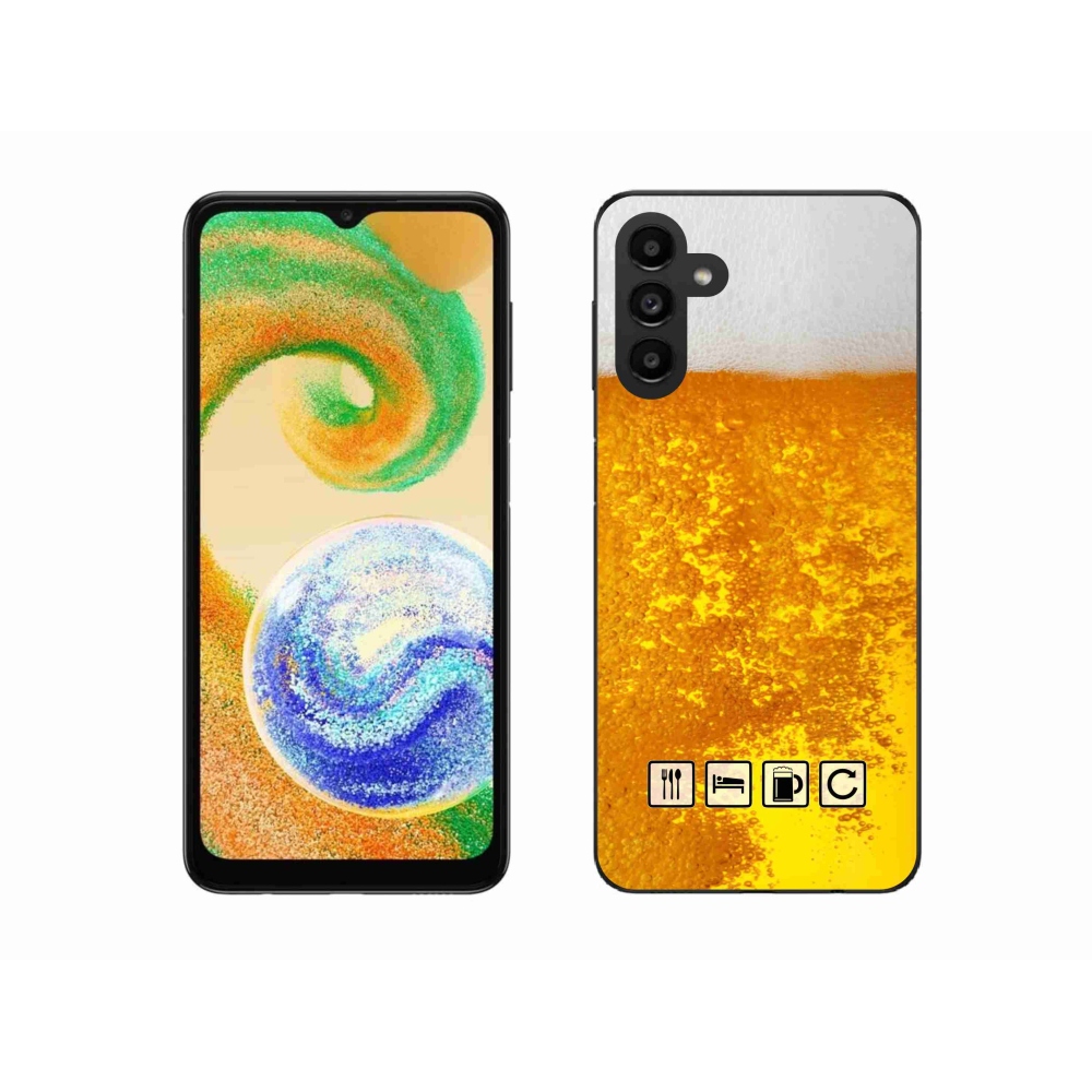 Gélový kryt mmCase na Samsung Galaxy A04s (164.7x76.7x9.1mm) - pivný motív 3