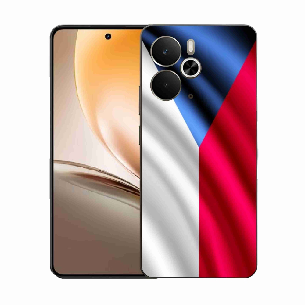 Gélový kryt mmCase na Realme 14 5G - česká vlajka
