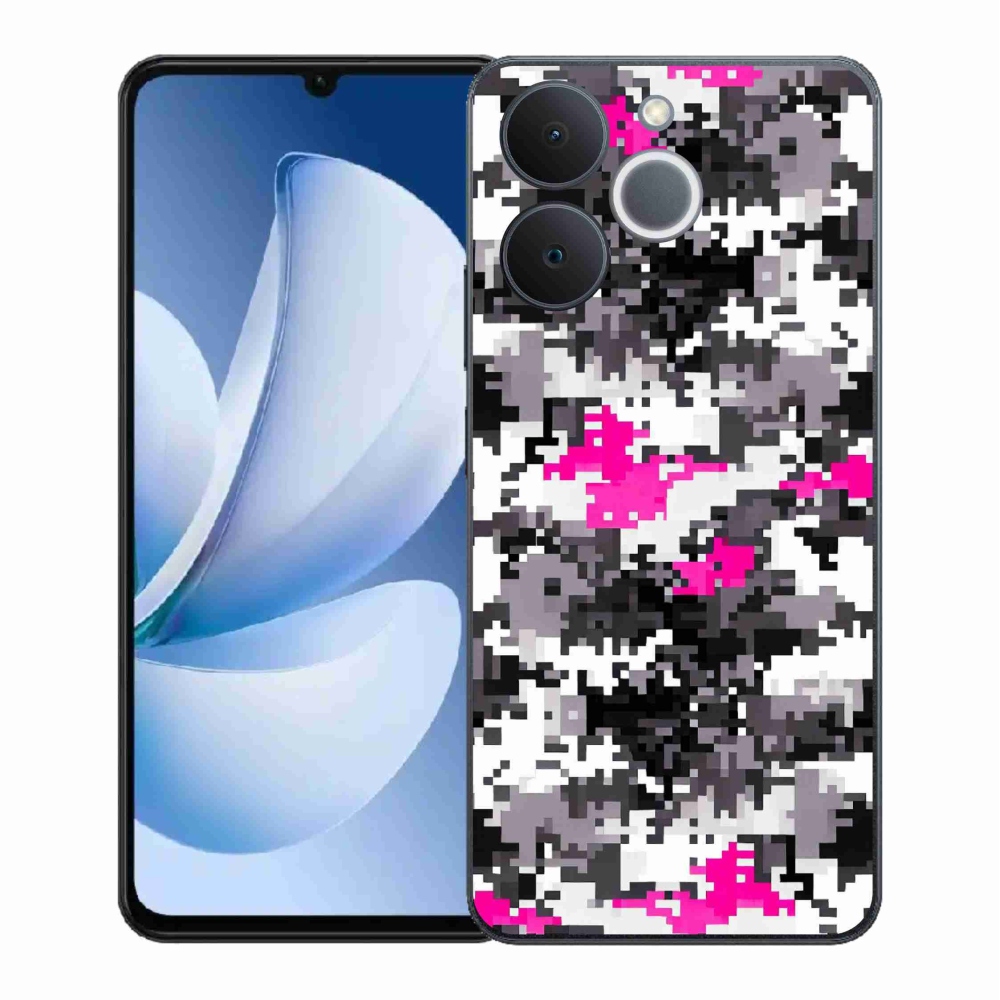 Gélový kryt mmCase na Realme Note 70T - maskáčový vzor 4