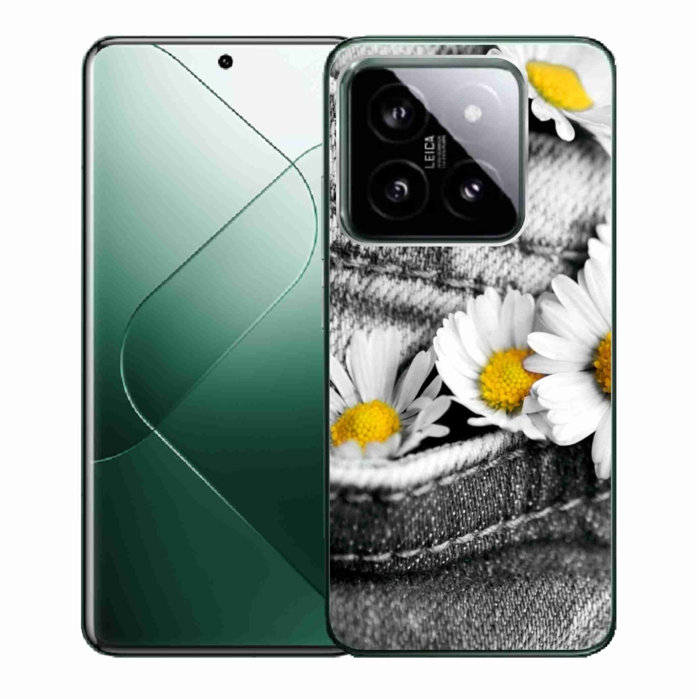 Gélový obal mmCase na Xiaomi 14 - margarétky