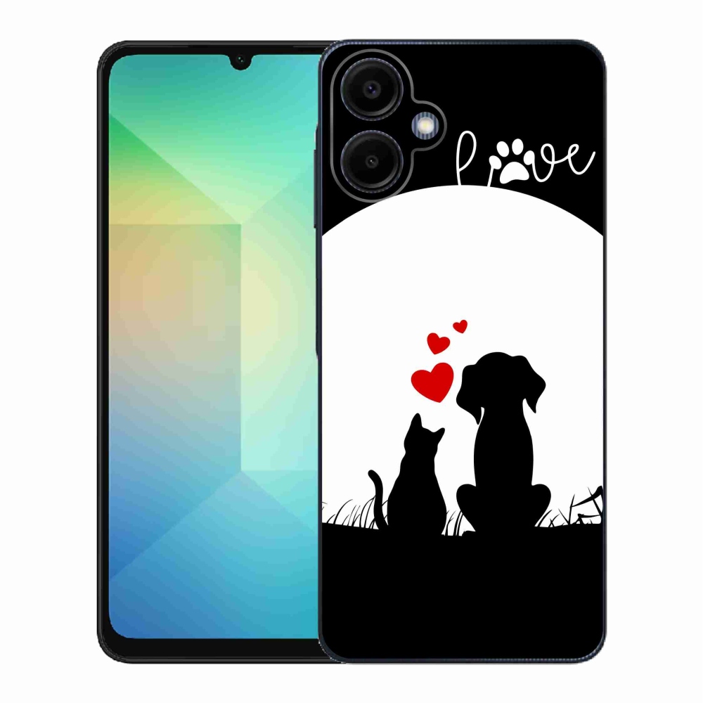 Gélový kryt mmCase na Samsung Galaxy A06 4G - zvieracia láska