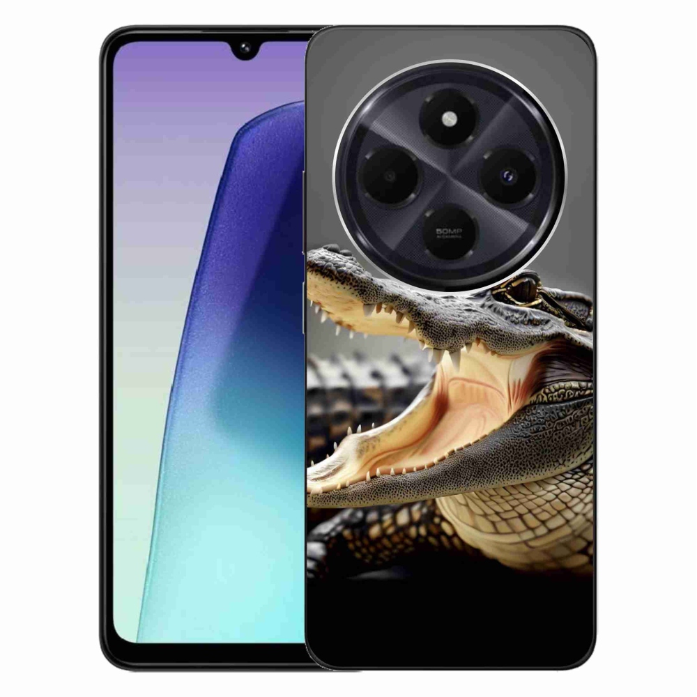 Gélový kryt mmCase na Xiaomi Redmi 14C/Poco C75 - krokodíl