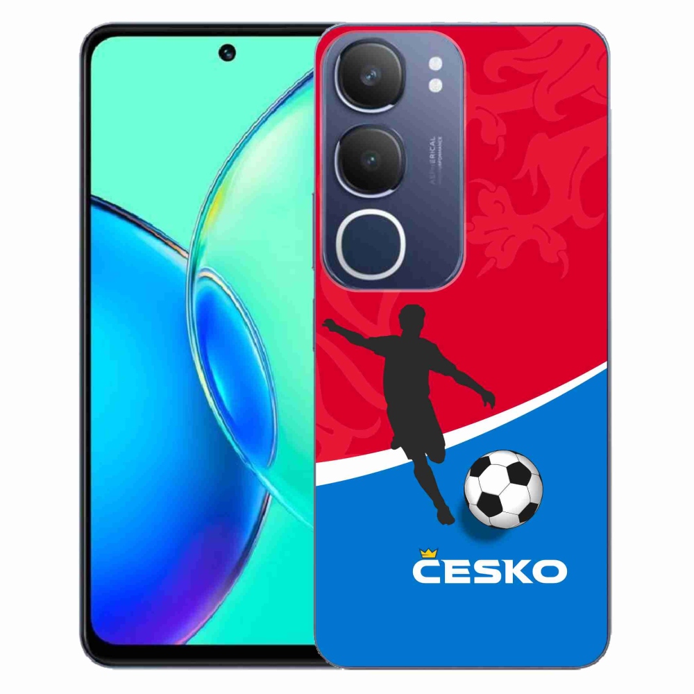 Gélový kryt mmCase na Vivo Y19s - futbal Česko