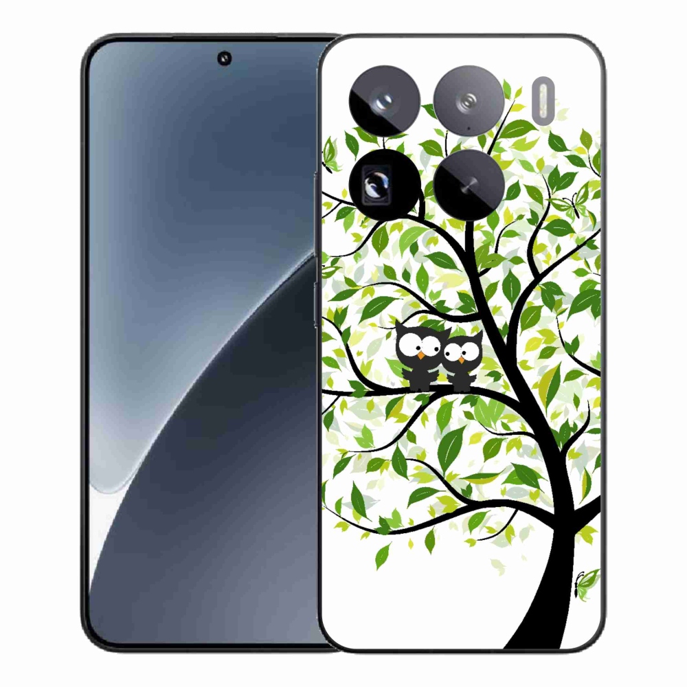 Gélový kryt mmCase na Xiaomi 15 Pro - sovičky na strome