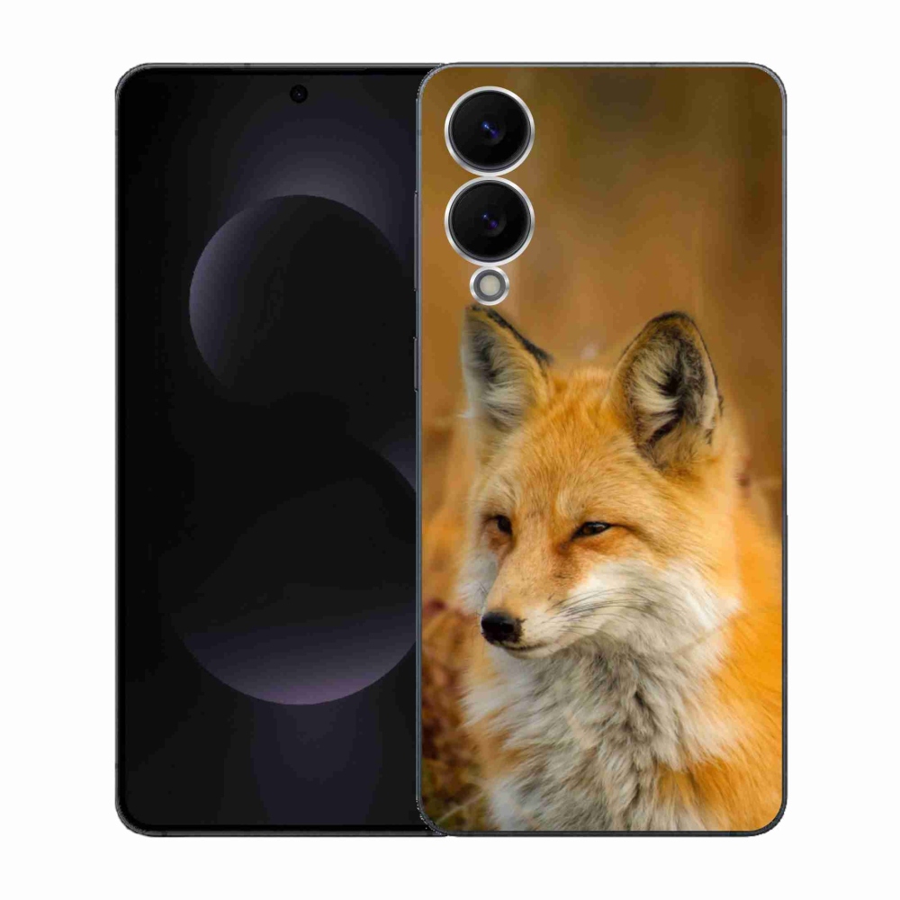 Gélový kryt mmCase na Samsung Galaxy S25 Edge - líška