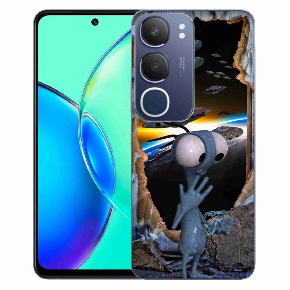 Gélový kryt mmCase na Vivo Y19s - mimozemšťan