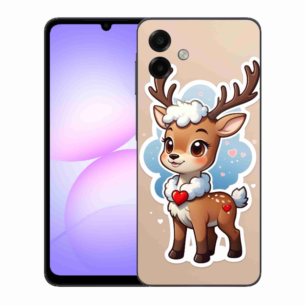 Gélový kryt mmCase na Samsung Galaxy A07 4G - kreslený sob
