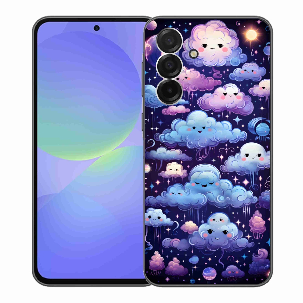 Gélový kryt mmCase na Samsung Galaxy A36 5G - mráčiky
