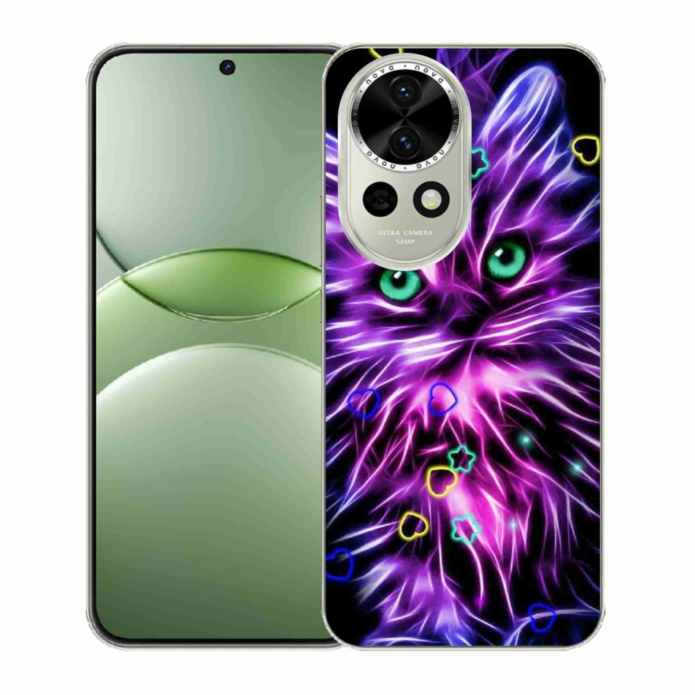 Gélový kryt mmCase na Huawei Nova 13 5G - abstraktná mačka