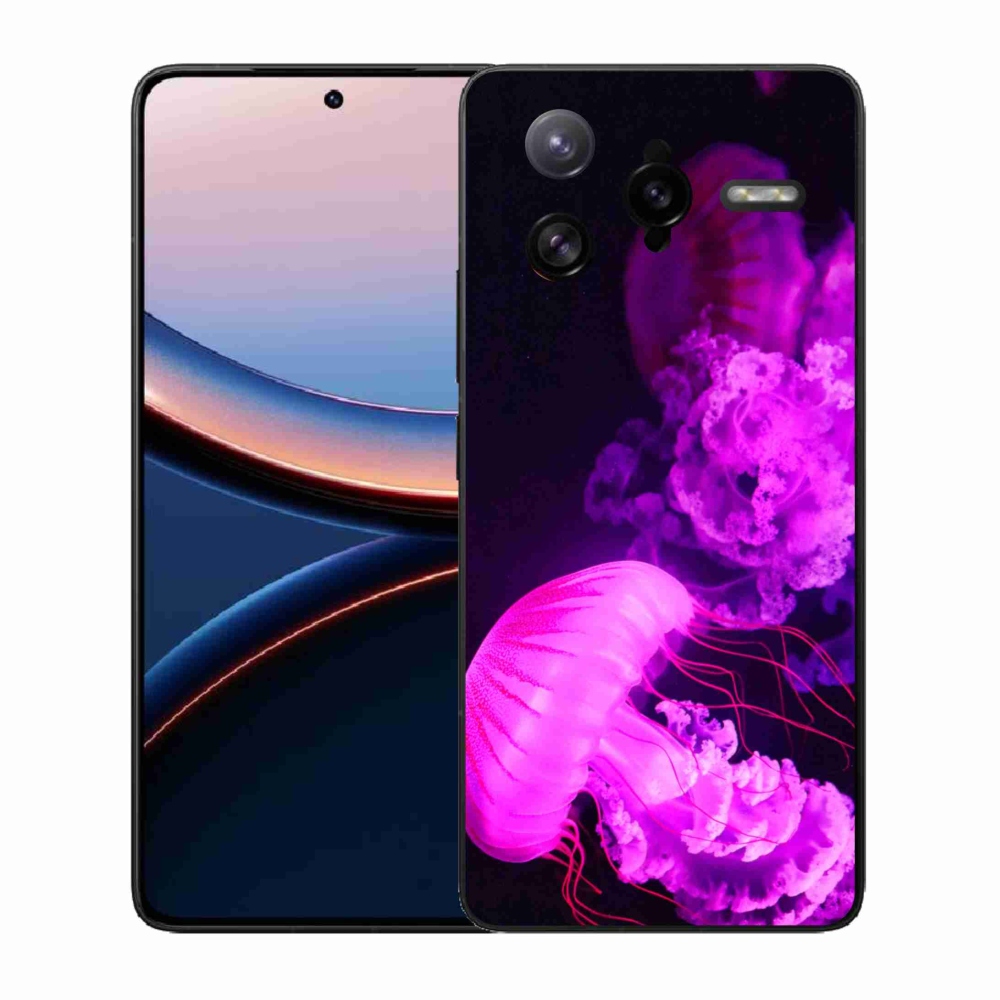 Gélový kryt mmCase na Xiaomi Poco F7 Ultra - medúza 1