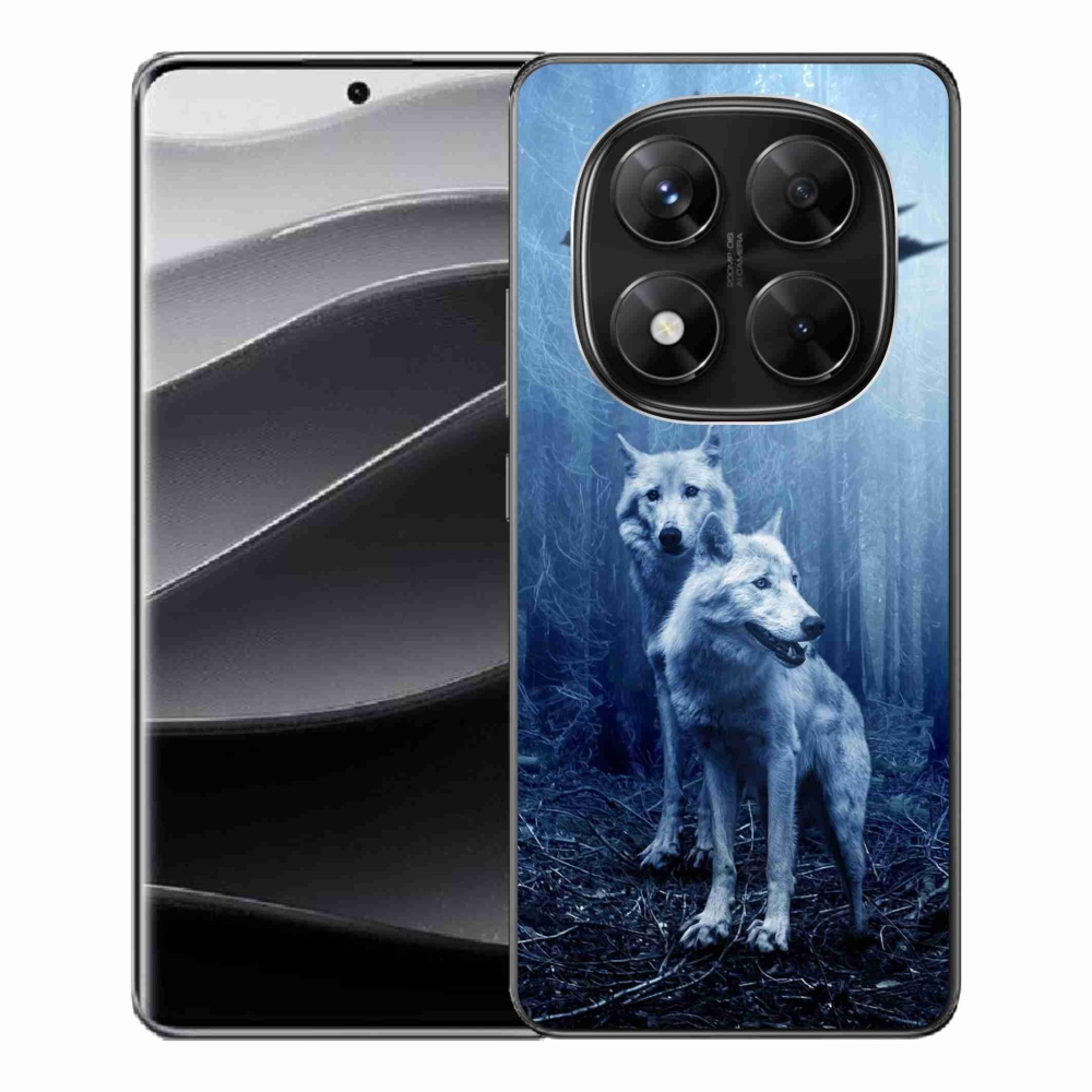 Gélový kryt mmCase na Xiaomi Redmi Note 14 Pro 5G/Poco X7 5G - vlci v lese