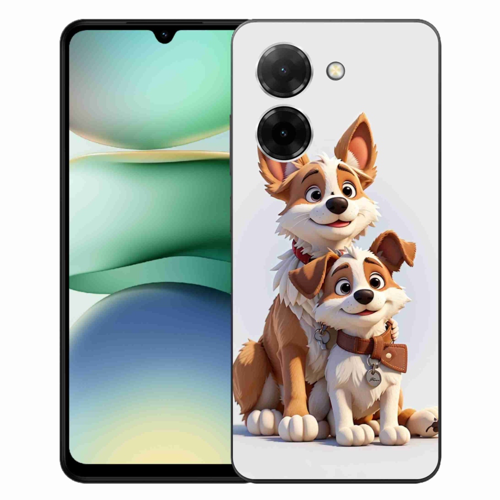Gélový kryt mmCase na Xiaomi Redmi A5 - kreslenie psy